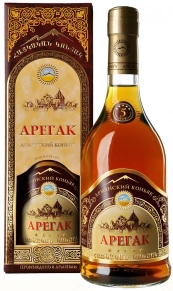 Коньяк Арегак, 5 Stars, 5 лет, 0.7 л (п/у)