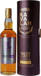 Виски Solist Peaty Cask, Kavalan, 0.7 л