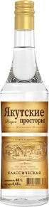 Водка Классическая, Якутские Просторы, 0.45 л