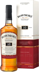 Виски Dark & Intense, Bowmore, 10 лет, 1 л (п/у)