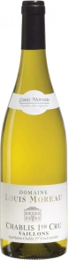 Вино Chablis Premier Cru Vaillons, Domaine Louis Moreau, AOC, 2018, 0.75 л