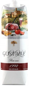 Вино Rosso Secco, Gustare, 1 л