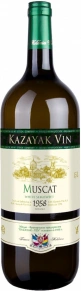 Вино Muscat White Semisweet, Kazayak Vin, 1.5 л