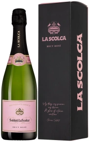 Игристое вино Brut Rose, Soldati La Scolca, 2021, 0.75 л (п/у)