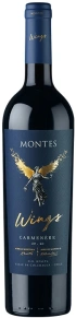 Вино Carmenere, Montes Wings, DO, 2020, 0.75 л