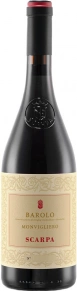 Вино Barolo Monvigliero, Scarpa, DOCG, 2019, 0.75 л