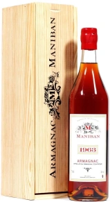 Арманьяк Maniban, Castarede, 1963, 0.7 л (п/у)