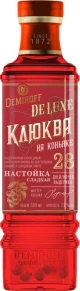 Ликер De Luxe Klyukva na Konyake, Demiroff, 28 дней, 0.5 л