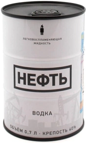 Водка white barrel, Neft, 0.7 л