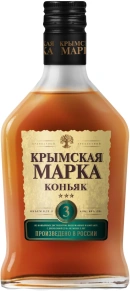 Коньяк Крымская марка, 3 zvezdy, 3 года, 0.25 л
