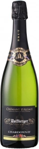 Игристое вино Cremant d'Alsace Chardonnay, Wolfberger, AOC, 2019, 0.75 л