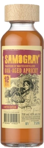 Водка Oak Aged Apricot, Samogray, 12 месяцев, 0.7 л