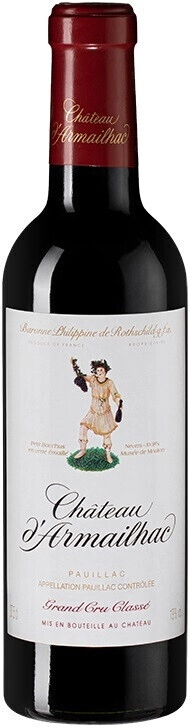 Вино Chateau d'Armailhac, AOC, 2016, 0.375 л