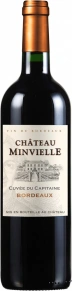 Вино Cuvee du Capitaine Rouge, Chateau Minvielle, AOC, 2022, 0.75 л