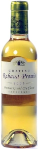 Вино Sauternes, Chateau Rabaud-Promis, AOC, 2005, 0.375 л
