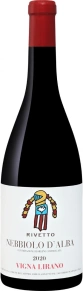 Вино Vigna Lirano Nebbiolo d'Alba, Rivetto, DOC, 2020, 0.75 л