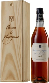 Арманьяк Baron de Sigognac, 1989, около 35 лет, 0.7 л (п/у)