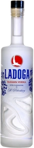 Водка дизайн с синими соснами, Ладога, 0.5 л