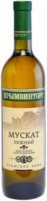 Вино Мускат Нежный, Крымвинторг, 0.75 л