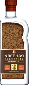 Водка Ржаная Мягкая, Хлебная Половинка, 0.45 л