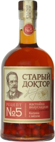 Ликер Рецепт №5 Калина с Мёдом, Старый Доктор, 0.5 л
