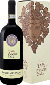 Вино Brunello di Montalcino, Villa Poggio Salvi, 2013, 1.5 л (п/у)