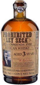Виски Prohibited, Ley Seca, 3 года, 0.7 л