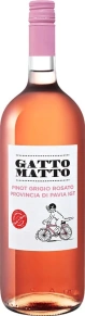 Вино Gatto Matto Pinot Grigio Rosato, Villa degli Olmi, IGT, 2019, 1.5 л