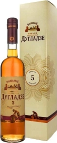 Коньяк Дугладзе, 5 лет, 0.5 л (п/у)