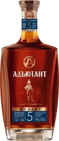 Коньяк Адъютант, 5 zvezd, 5 лет, 0.5 л