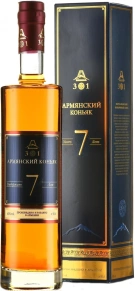 Коньяк A301, KV, 7 лет, 0.5 л (п/у)