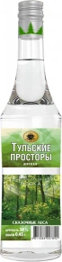 Водка Мягкая, Тульские просторы, 0.45 л