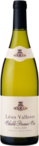 Вино Chablis Premier Cru Vallons, Leon Valleret, AOC, 2015, 0.75 л