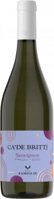 Вино Sauvignon, Ca'De Brittj, DOC, 2022, 0.75 л