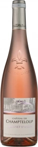 Вино Cabernet d'Anjou, Chateau de Champteloup, 2023, 0.75 л