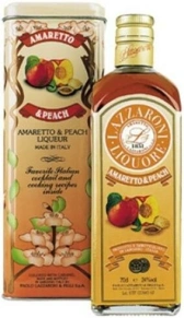 Ликер Amaretto Peach, Lazzaroni, 0.7 л (п/у)