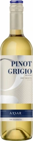 Вино Pinot Grigio, Axsar, 2023, 0.75 л