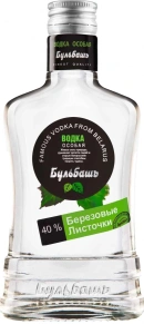 Водка Березовые листочки, Бульбашъ, 0.1 л