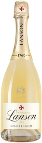 Шампанское Le Blanc de Blancs Brut, Lanson, AOC, 2014, 0.75 л