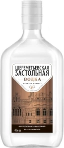 Водка Шереметьевская Застольная, 0.1 л