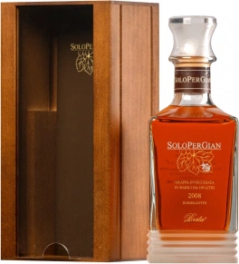 Граппа SoloPerGian, Berta, 10 лет, 0.7 л (п/у)