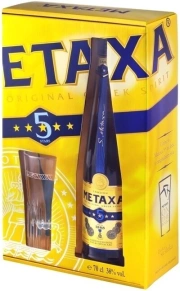 Бренди 5*, Metaxa, более 5 лет, 0.7 л (п/у)