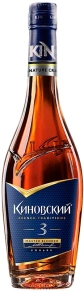 Коньяк Киновский, 3 zvezdy, 3 года, 0.5 л