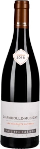 Вино Chambolle-Musigny Les Quarante Ouvrees, Philippe Cheron, AOC, 2018, 0.75 л