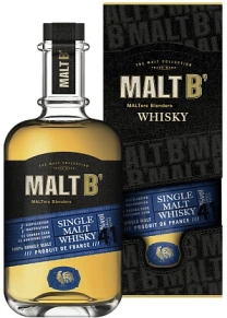 Виски France Single Malt, Malt B', 5 лет, 0.7 л (п/у)