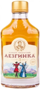 Коньяк медиум, Лезгинка, 3 звезды, 3 года, 0.1 л