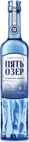Водка Мягкая, Пять Озер, 0.5 л