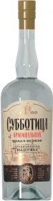 Водка Оригинальная, Субботица, 0.5 л