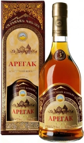 Коньяк Арегак, 3 Stars, 3 года, 0.5 л (п/у)