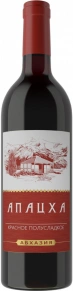 Вино Красное Полусладкое, Апацха, 0.75 л